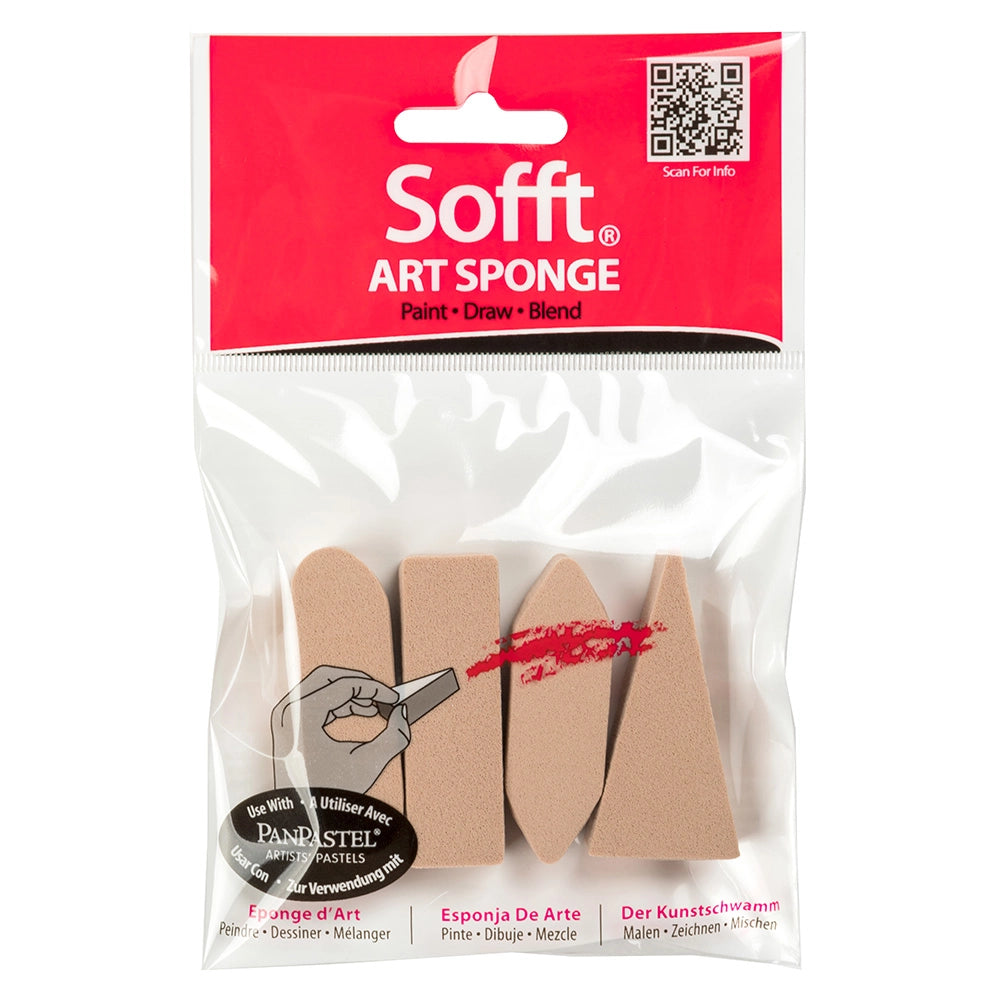 PanPastel Sofft Sponge Bars, Mixed, 4 pcs.