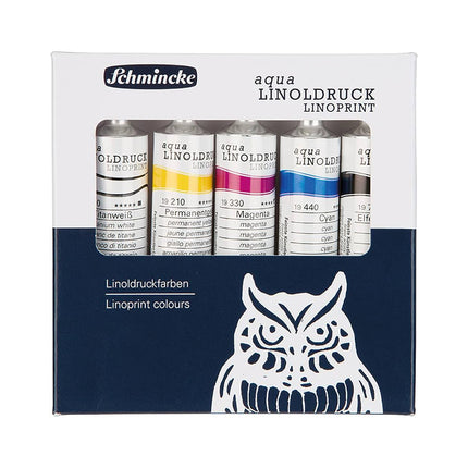 Schmincke Linoprint Paint Set, 5x20 ml