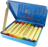 Stockmar Beeswax Waldorf Assortment Crayons Set in a Metal Box, 8 Colours