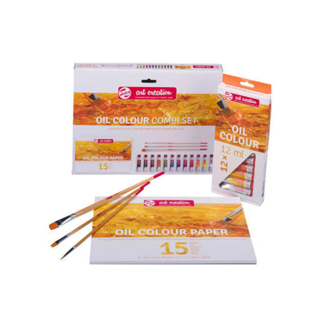 Talens Art Creation Oil Colour Paper Combiset