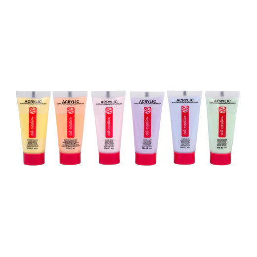 Talens Art Creation Acrylic Paint Set Pastel, 6x12 ml