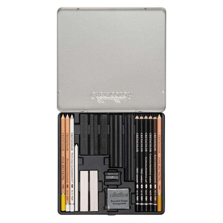 Cretacolor Wolf Box Drawing Set, 25 pcs.