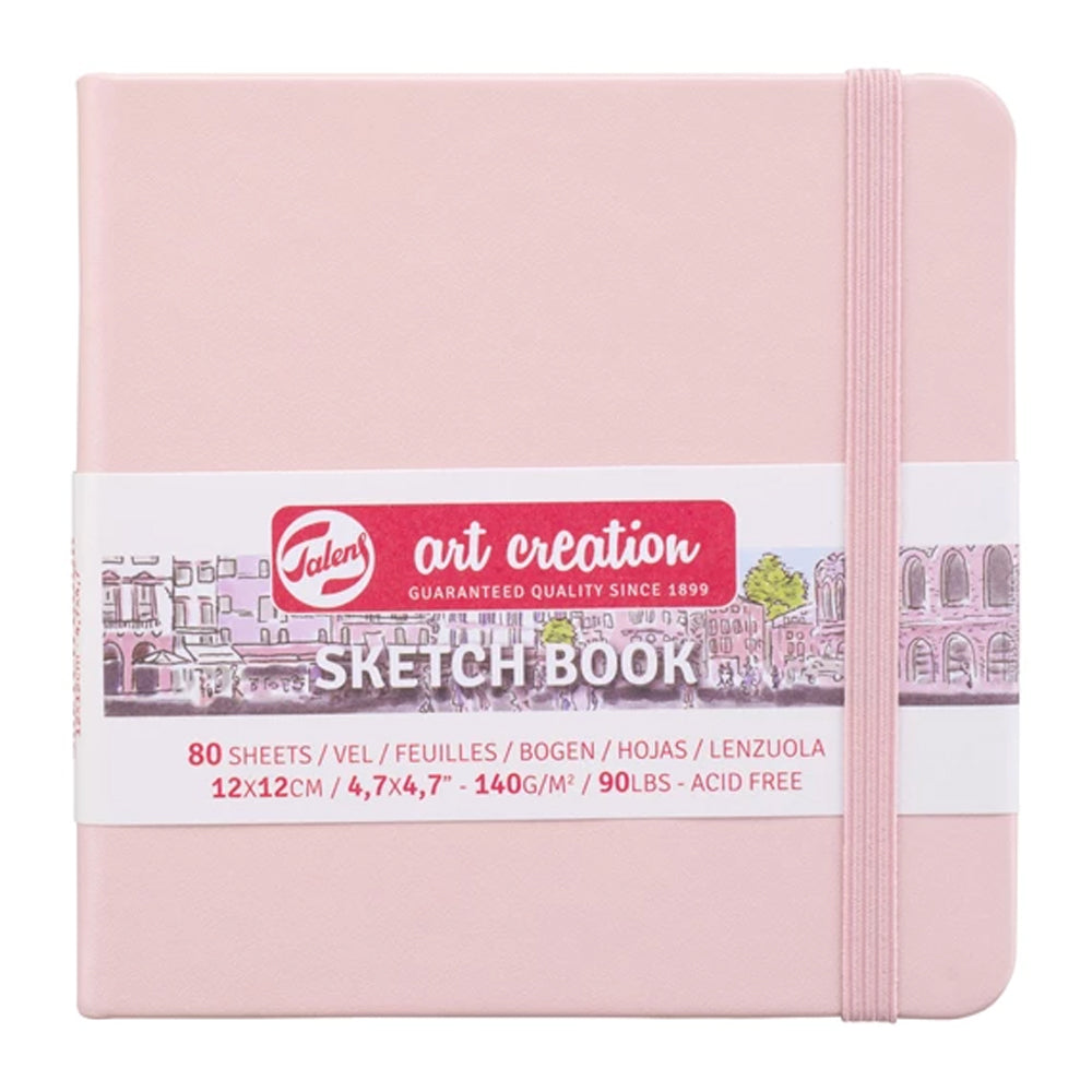 Talens Art Creation Pastel Pink Sketchbook, 80 Sheets, 140 gsm