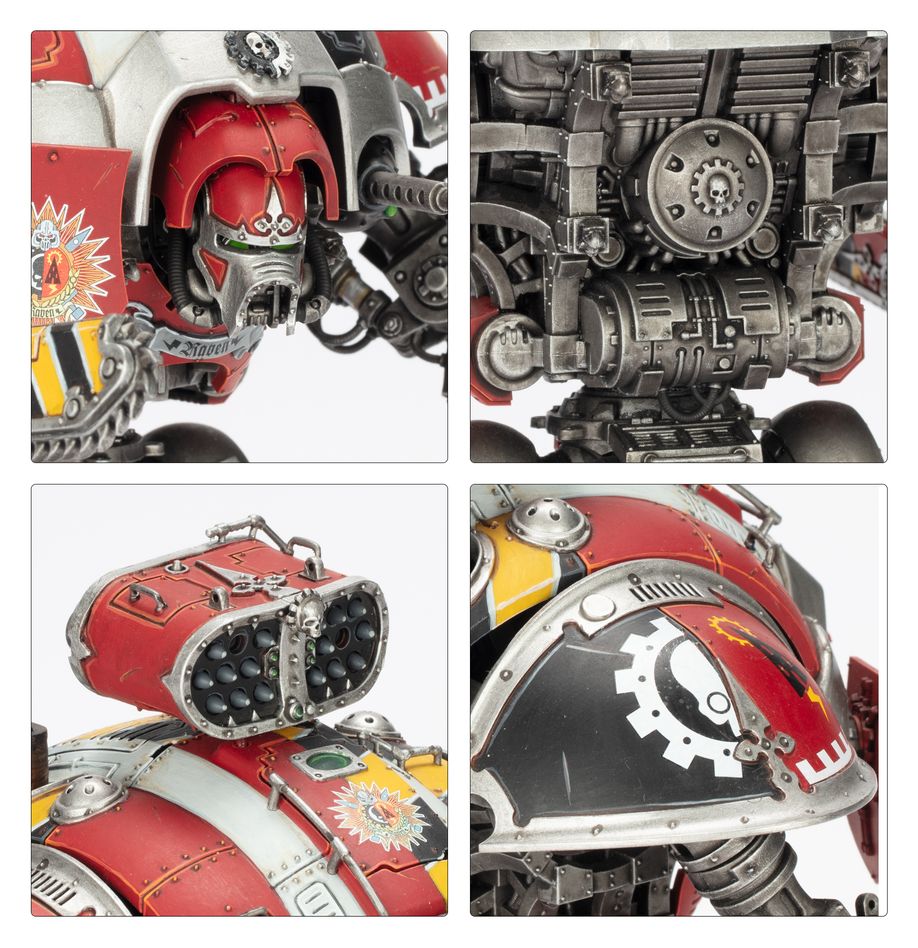 Warhammer 40,000 Imperial Knights: Knight Questoris Miniature Assembly Set