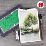 Arches Watercolour Spiral Pad, Cold Pressed, 300 gsm, 100% Cotton, 15 Sheets