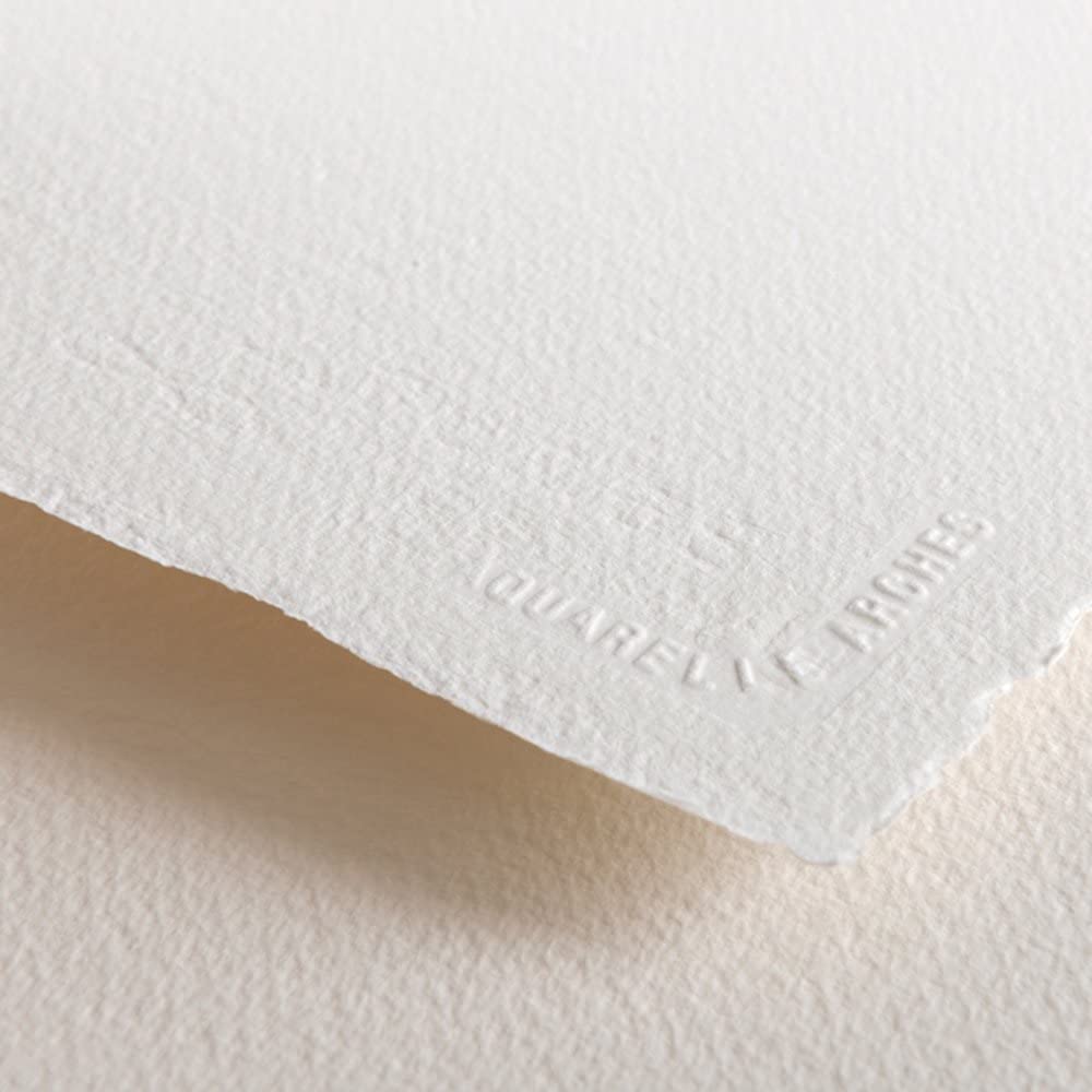 Arches Watercolour Paper Block, Cold Pressed, 300 gsm, 100% Cotton, 20 Sheets