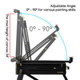 MEEDEN Wood Plein-Air French Easel