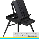 MEEDEN Wood Plein-Air French Easel