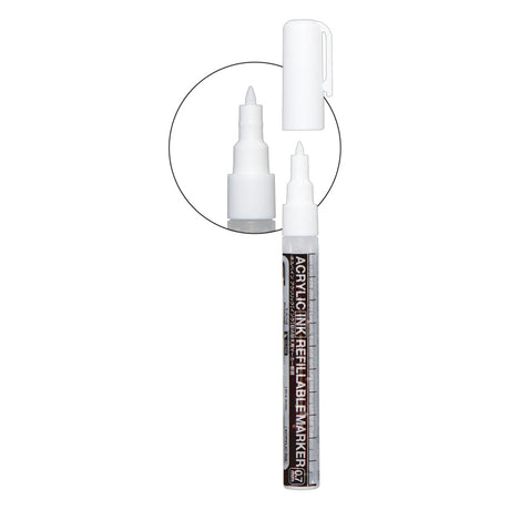 Holbein Empty Refillable Markers Set, 0.7 mm x 3 pcs.