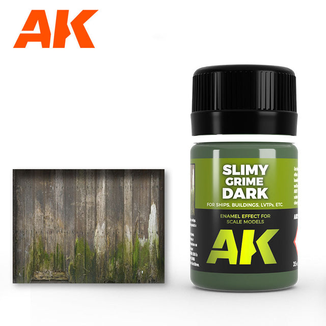 AK Interactive Slimy Grime Dark Effect Paint, 35 ml