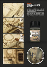 AK Interactive Wash for DAK Vehicles, 35 ml