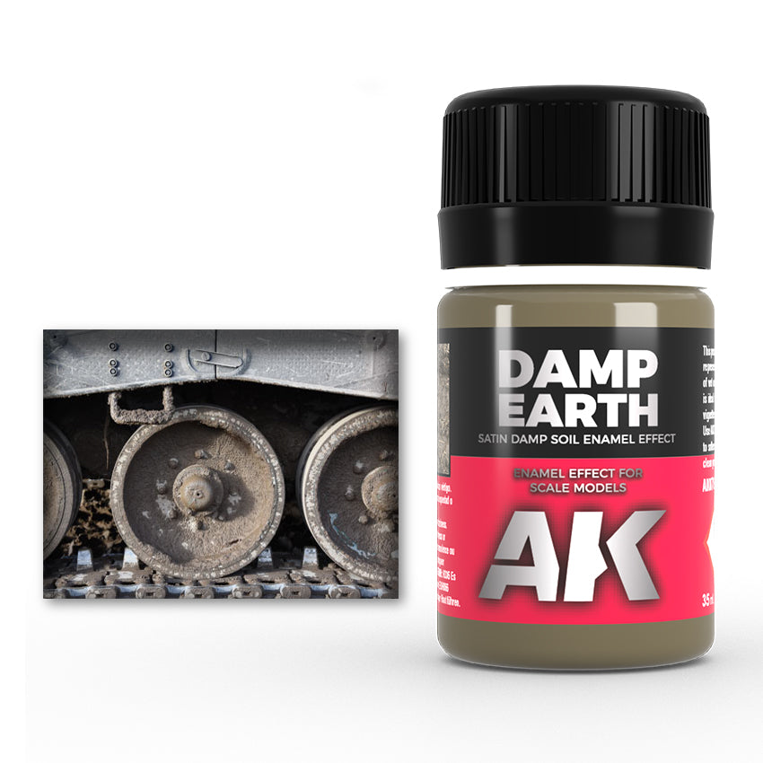 AK Interactive Damp Earth Effect, 35 ml