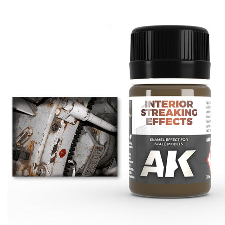 AK Interactive Streaking Grime for Interiors, 35 ml