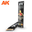 AK Interactive Metallics Pencil Set, 5 Colours