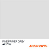 AK Interactive Fine Primer Spray, 400 ml