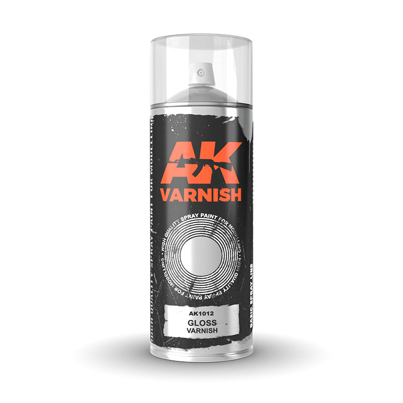 AK Interactive Gloss Varnish Spray, 400 ml