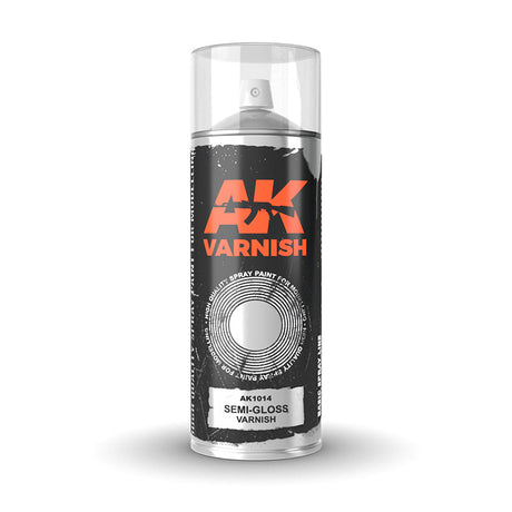 AK Interactive Semi-Gloss Varnish Spray, 400 ml