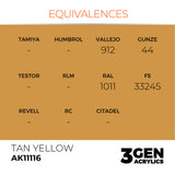 AK Interactive 3GEN Acrylic Paint, colours 74-146 (part 2/3)