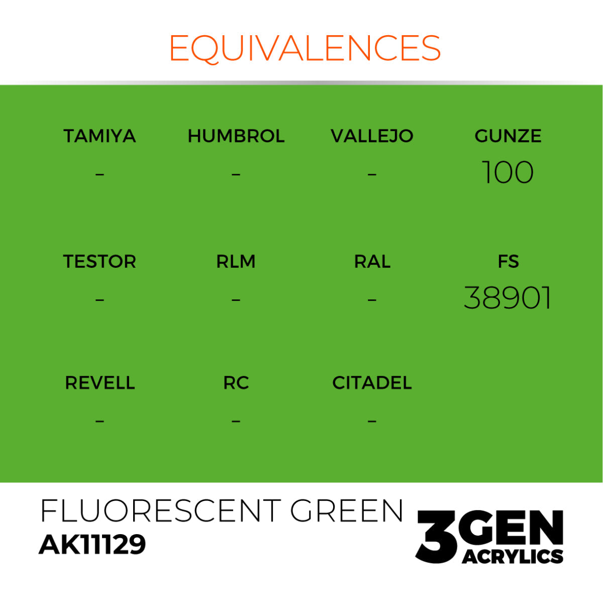 AK Interactive 3GEN Acrylic Paint, colours 74-146 (part 2/3)