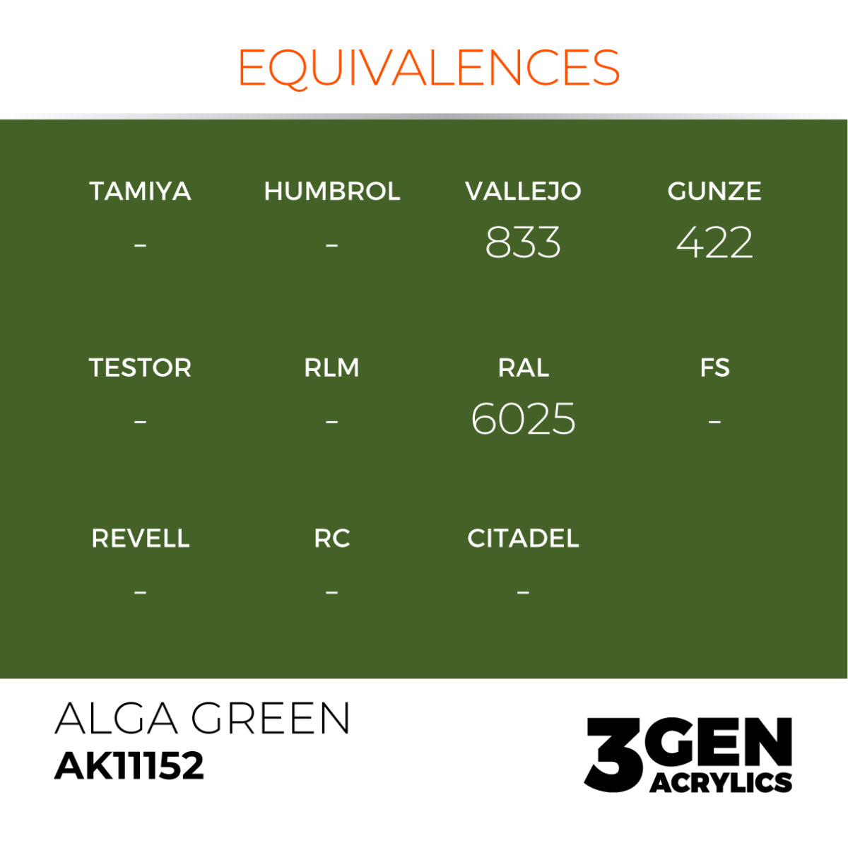 AK Interactive 3GEN Acrylic Paint, colours 147-231 (part 3/3)