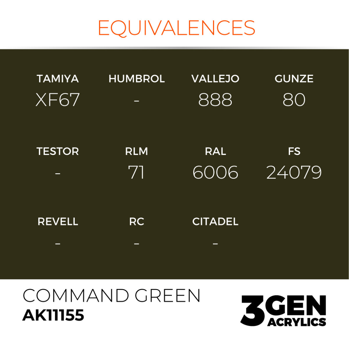 AK Interactive 3GEN Acrylic Paint, colours 147-231 (part 3/3)