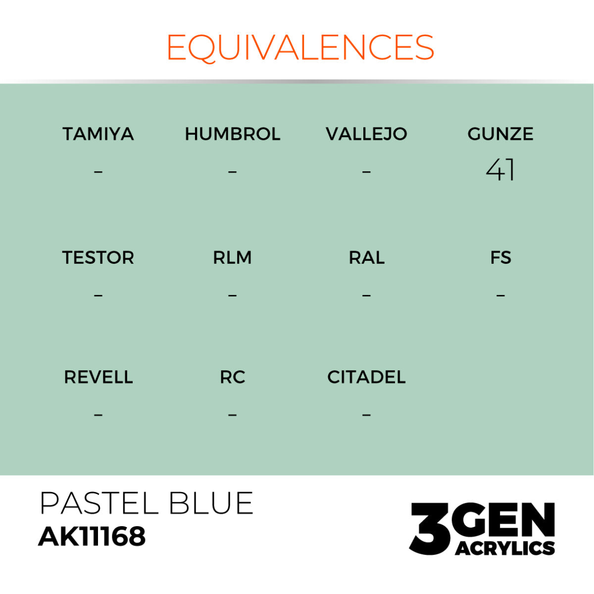 AK Interactive 3GEN Acrylic Paint, colours 147-231 (part 3/3)