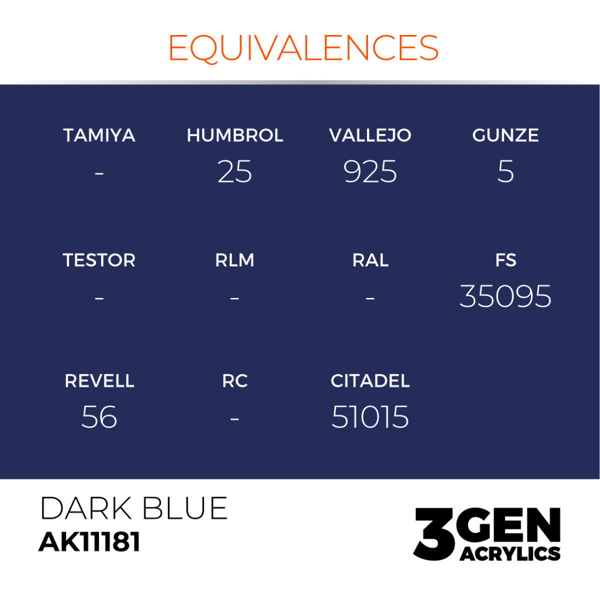 AK Interactive 3GEN Acrylic Paint, colours 147-231 (part 3/3)