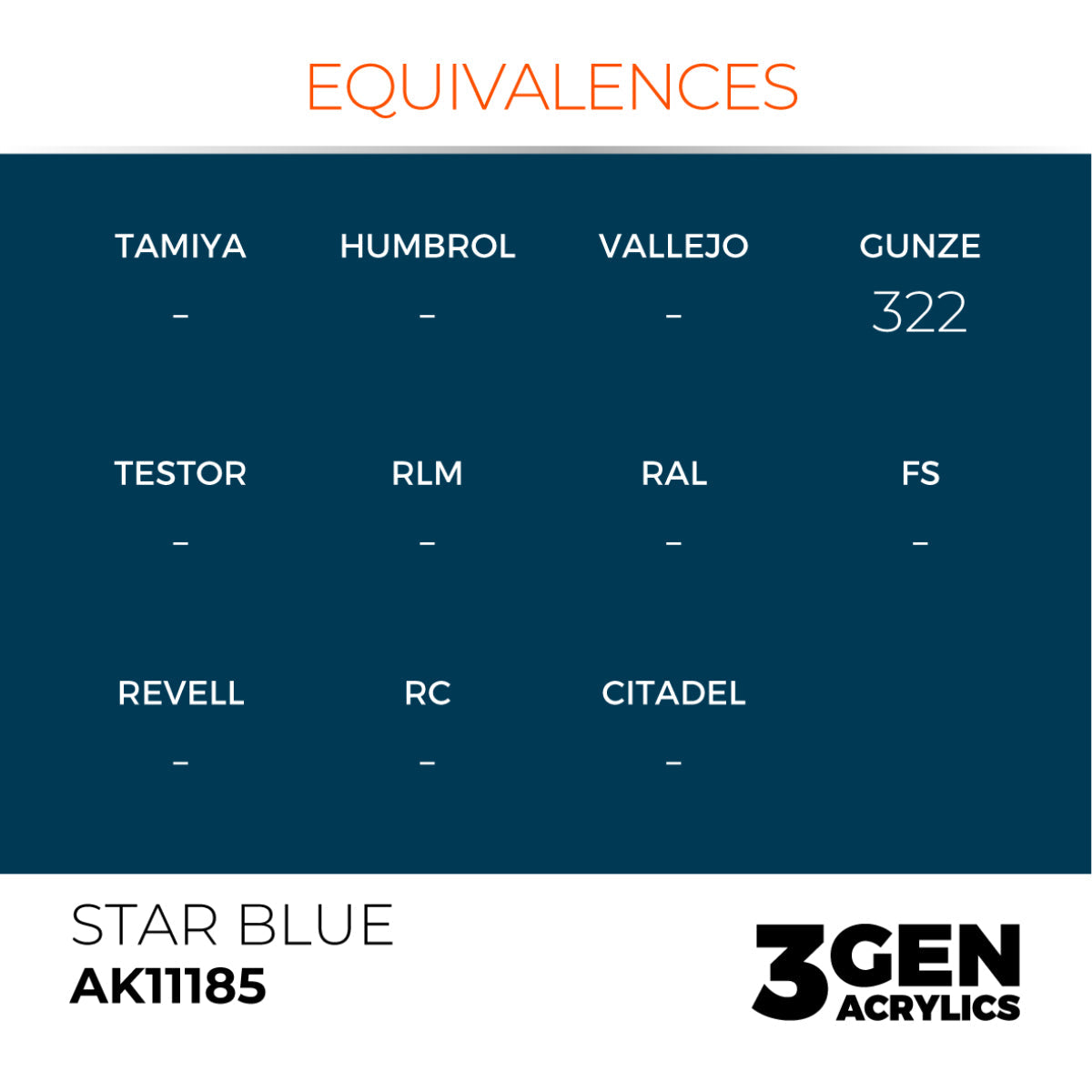 AK Interactive 3GEN Acrylic Paint, colours 147-231 (part 3/3)