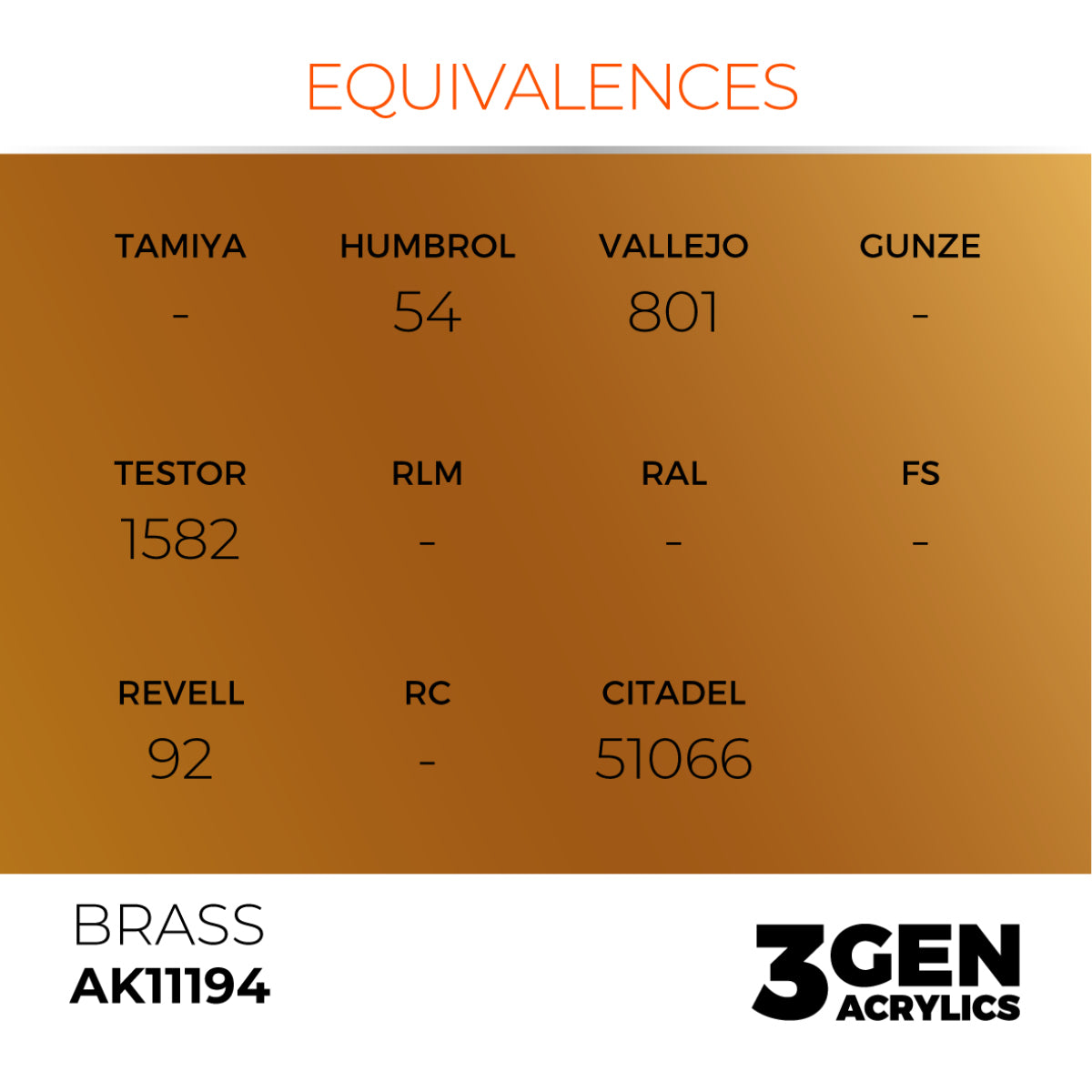 AK Interactive 3GEN Acrylic Paint, colours 147-231 (part 3/3)