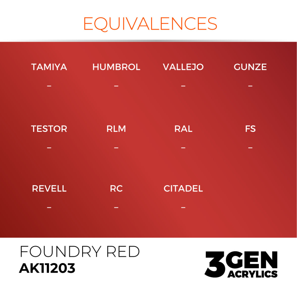 AK Interactive 3GEN Acrylic Paint, colours 147-231 (part 3/3)