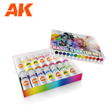 AK Interactive 3GEN Basic Starter Acrylic Paint Set, 14x17 ml