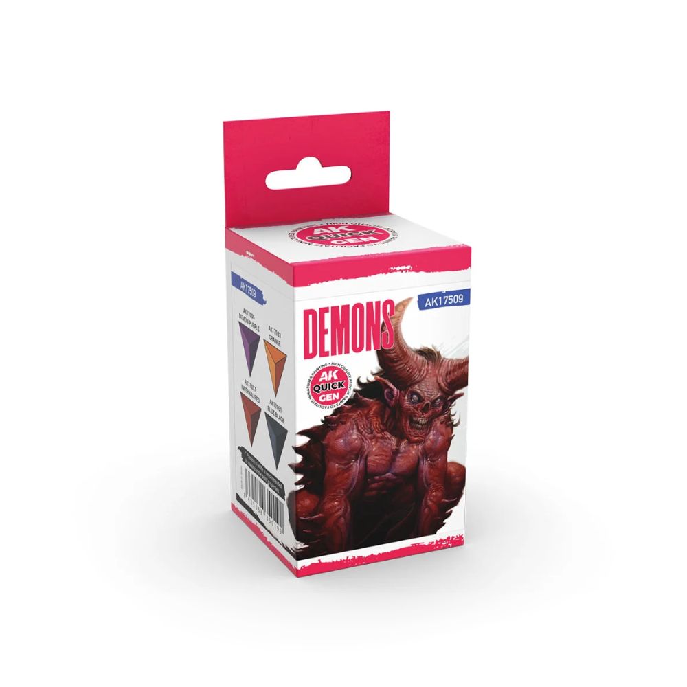 AK Interactive Demons Quick Gen Set, 4×0.6 fl oz