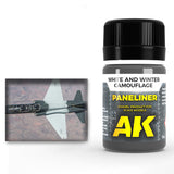 AK Interactive Paneliner for White and Winter Camouflage, 35 ml