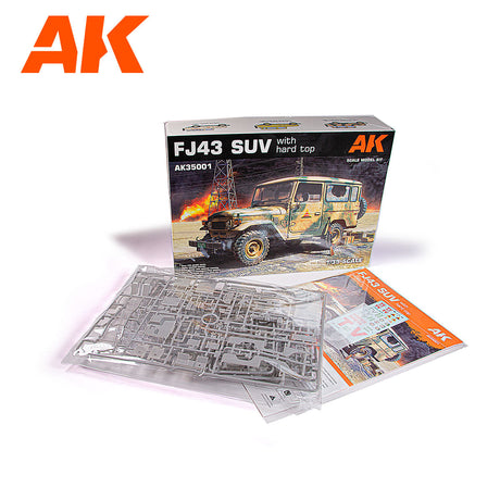 AK Interactive FJ43 SUV with hard top Scale Model, 1:35