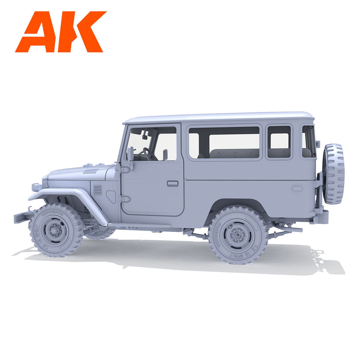 AK Interactive FJ43 SUV with hard top Scale Model, 1:35