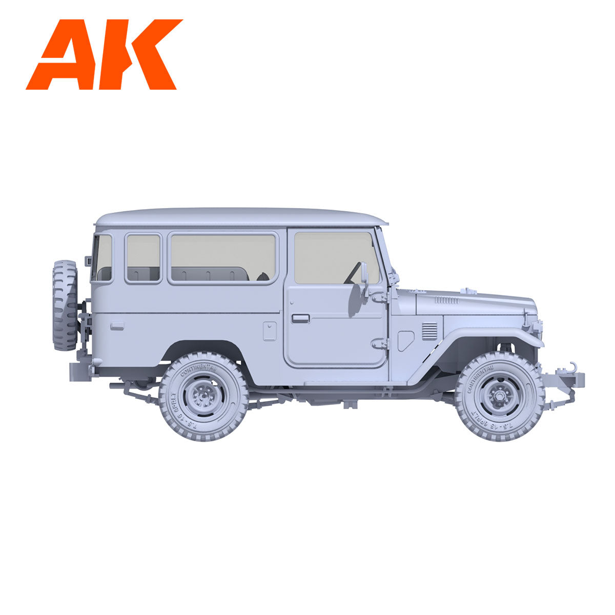 AK Interactive FJ43 SUV with hard top Scale Model, 1:35