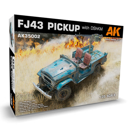 AK Interactive FJ43 Pickup with DShKM Scale Model, 1:35