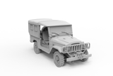 AK Interactive FJ43 SUV with soft top IDF & LAF Scale Model, 1:35