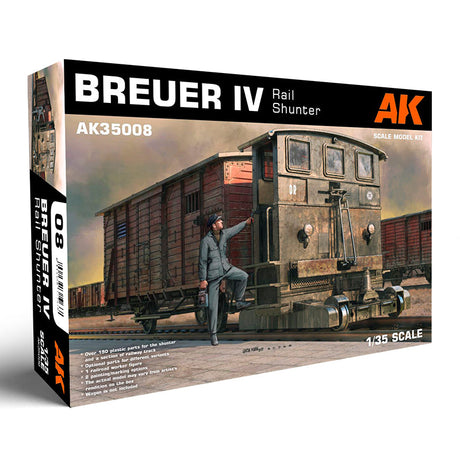 AK Interactive Breuer IV Rail Shunter Scale Model, 1:35