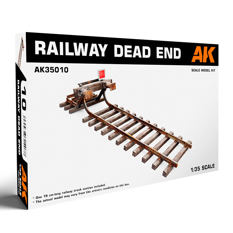 AK Interactive Railway Dead End Scale Model, 1:35