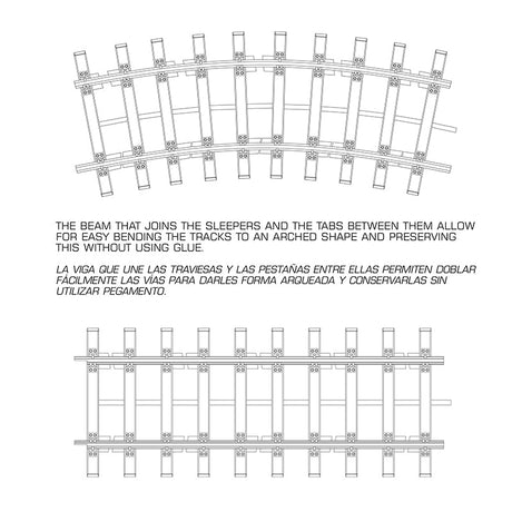 AK Interactive Double Railway Track Section Scale Model, 1:35