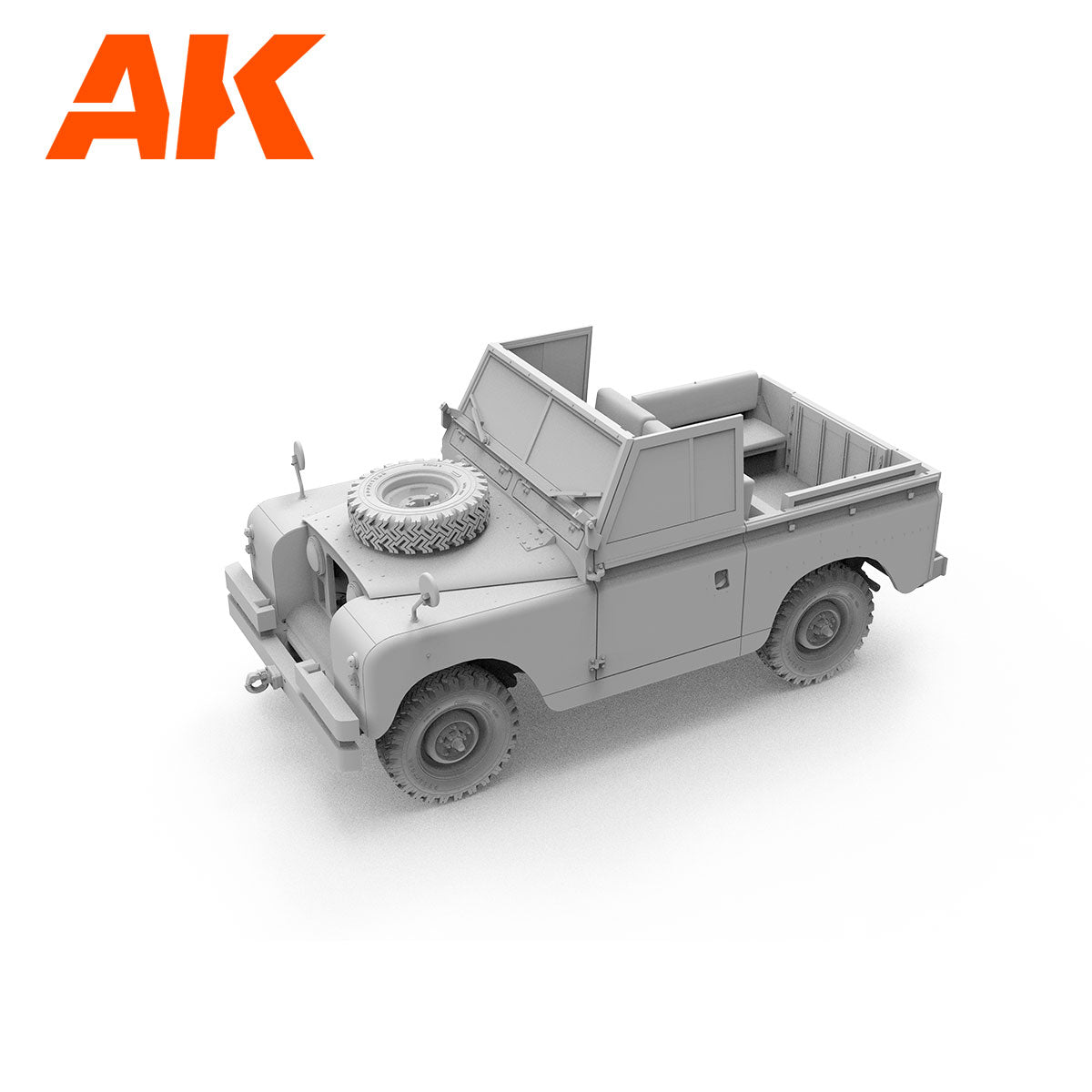 AK Interactive Land Rover 88 Series IIA Rover 8 Scale Model, 1:35