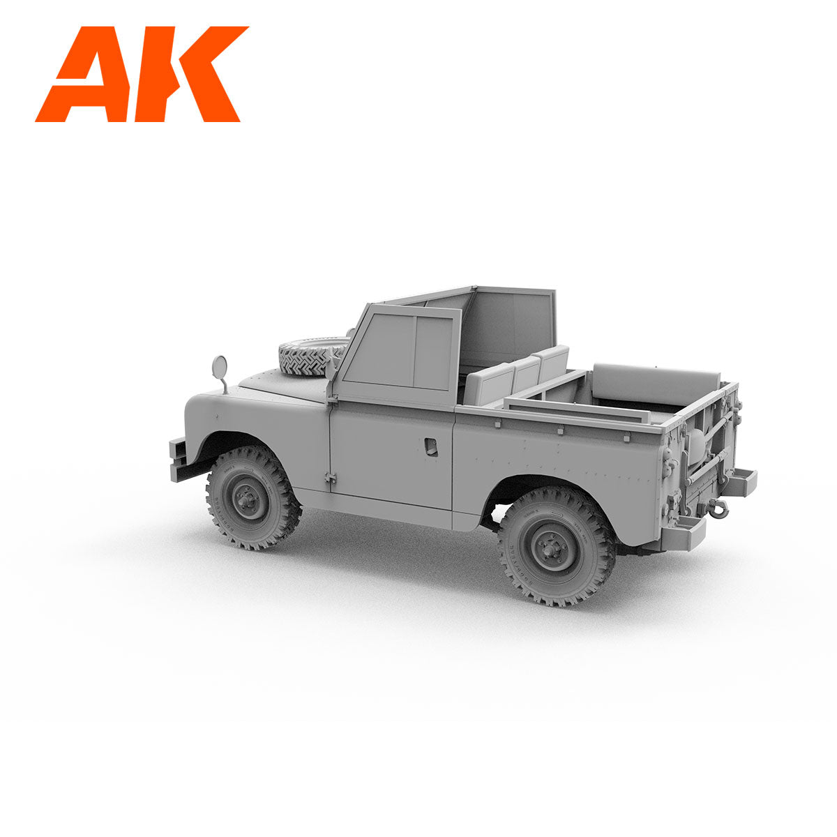 AK Interactive Land Rover 88 Series IIA Rover 8 Scale Model, 1:35