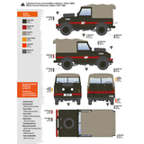 AK Interactive Land Rover 88 Series IIA Rover 8 Scale Model, 1:35