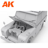 AK Interactive Land Rover 88 Series IIA Station Wagon Scale Model, 1:35