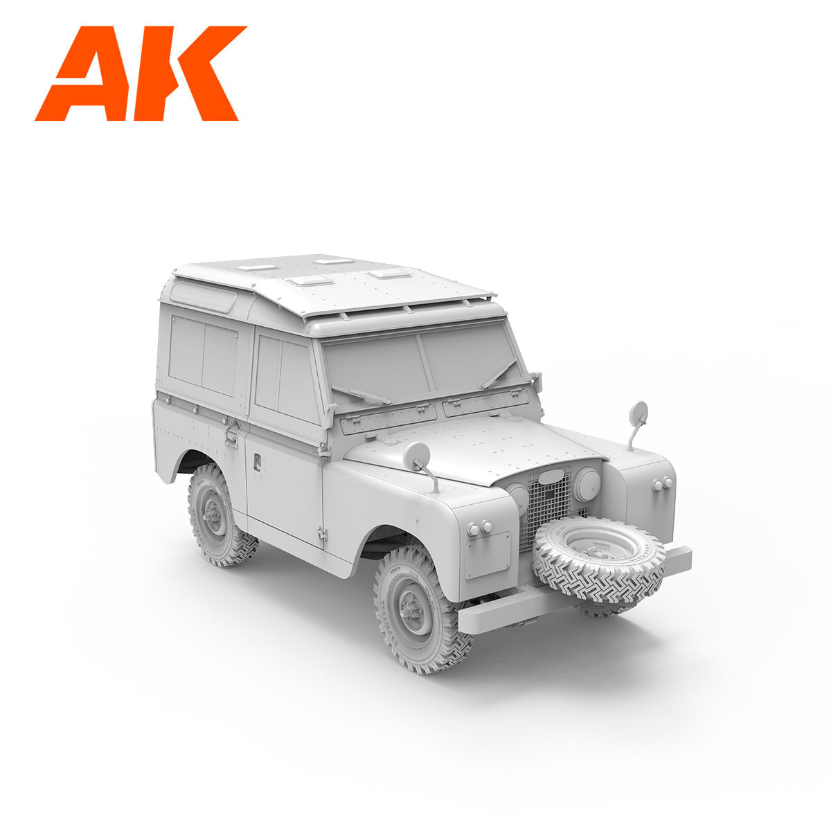 AK Interactive Land Rover 88 Series IIA Station Wagon Scale Model, 1:35