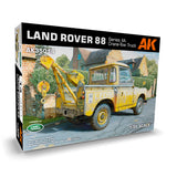 AK Interactive Land Rover 88 Series IIA Crane-Tow Truck Scale Model, 1:35