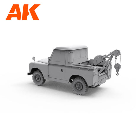 AK Interactive Land Rover 88 Series IIA Crane-Tow Truck Scale Model, 1:35