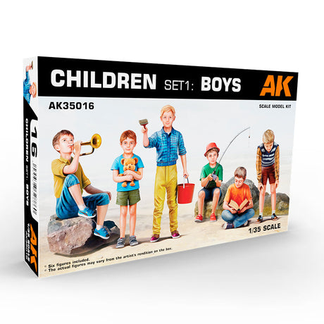 AK Interactive Children Set1: Boys, 1:35