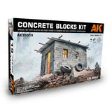 AK Interactive Concrete Blocks Kit, 1:35